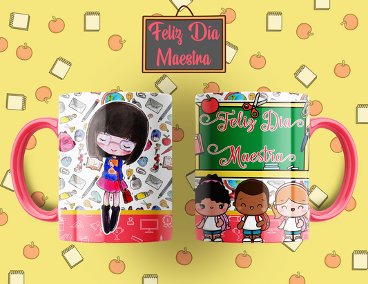 Taza ¨Feliz Dia Maestra