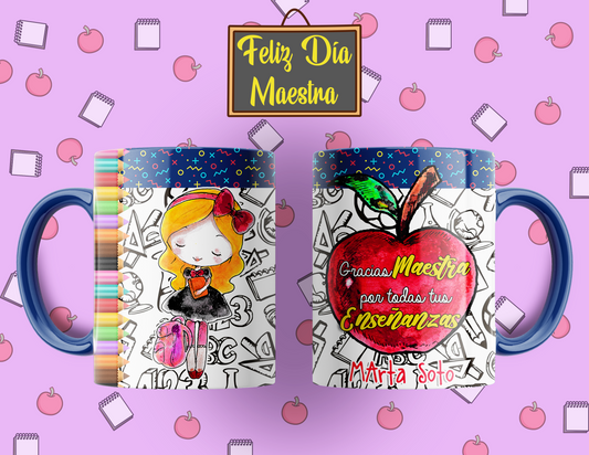 Taza ¨Gracias Masetra Por Todas Tus Ensenanzas