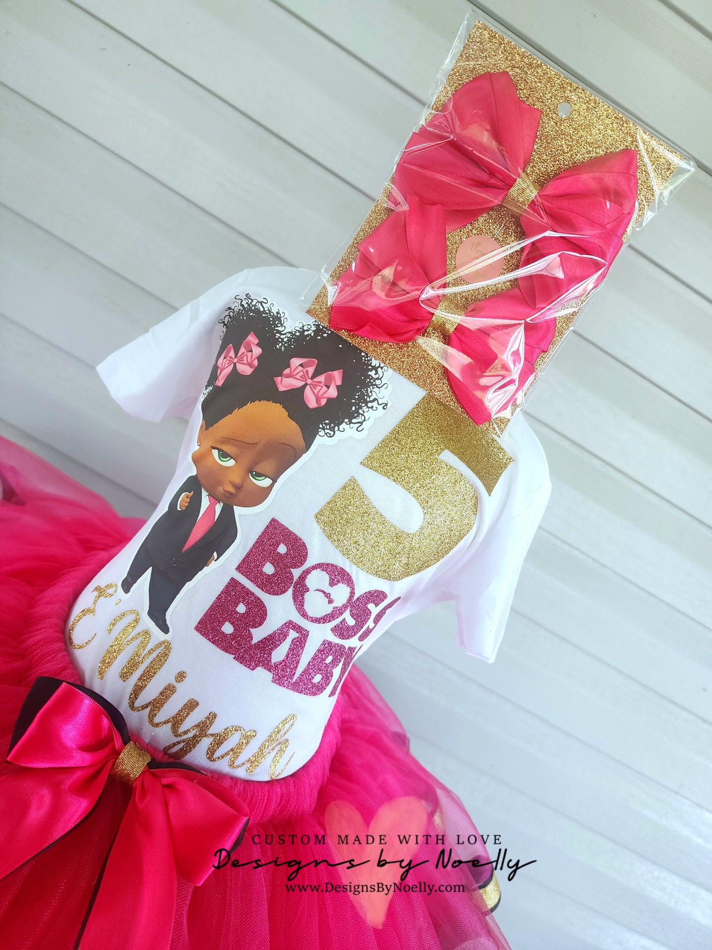 Boss Baby Girl Tutu Outfit