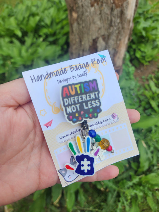 Autism Awareness Badge Reel