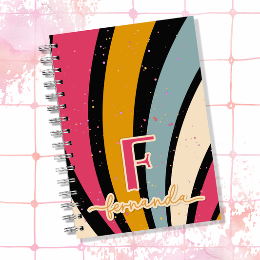 Retro Spiral Notebook / Grade Tracker / Schedule / Assignments