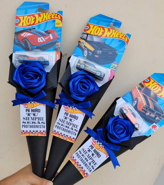 Custom Car Bouquet | Personalized Hot WHeel | Custom Car's| Valentine's Day | Father's Day | Birthday Gift | Graduation