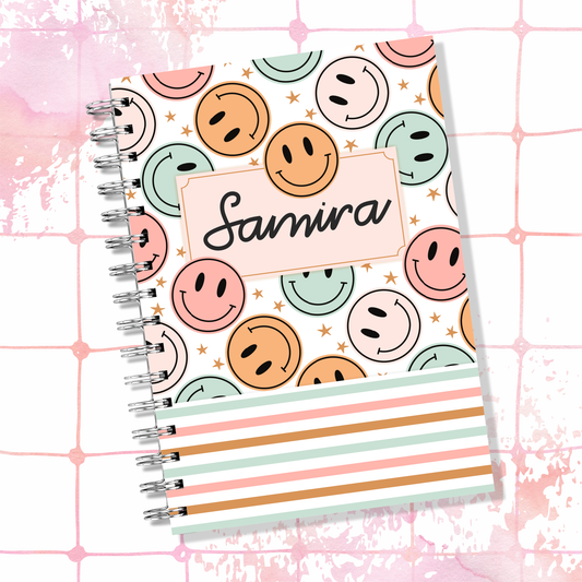 Retro Happy Faces Teacher's Agenda  /  Agenda Escolar / School Year Planner/ Maestras/ Students/ Estudiantes