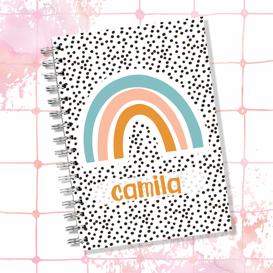 Rainbow Spiral Notebook / Grade Tracker / Schedule / Assignments