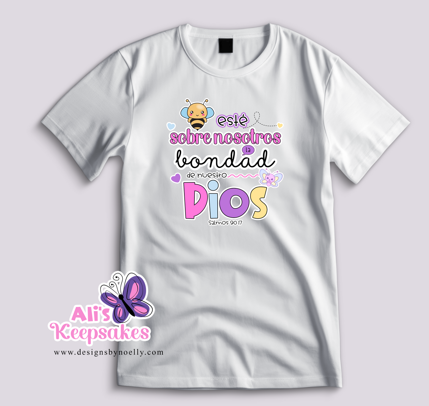 T-Shirt "Este sobrenosotros la bondad de nuestro Dios"