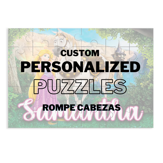 Personalized Puzzles/ Rompecabezas 6ct - 12ct