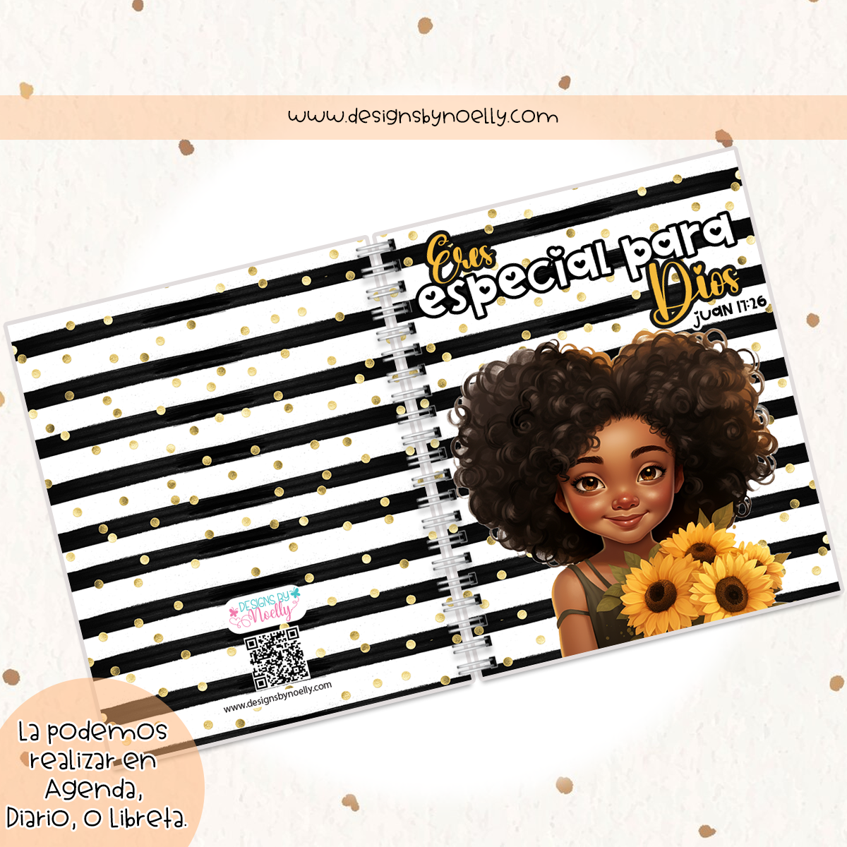 Eres Especial Para Dios / Agenda / Planner / Libreta / English/ Spanish (Copy)