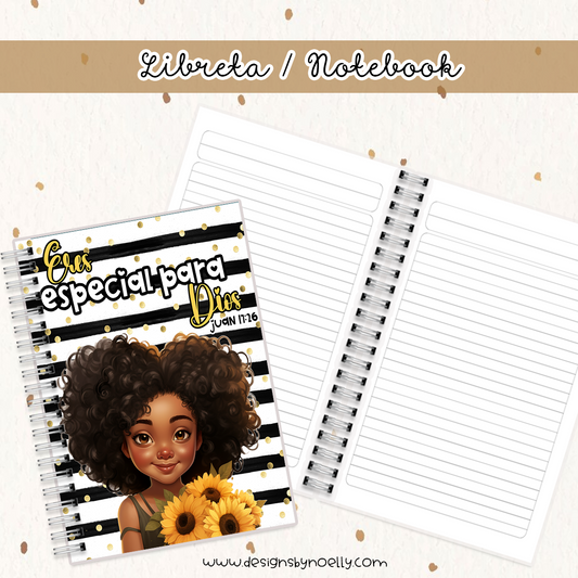 Eres Especial Para Dios / Agenda / Planner / Libreta / English/ Spanish (Copy)
