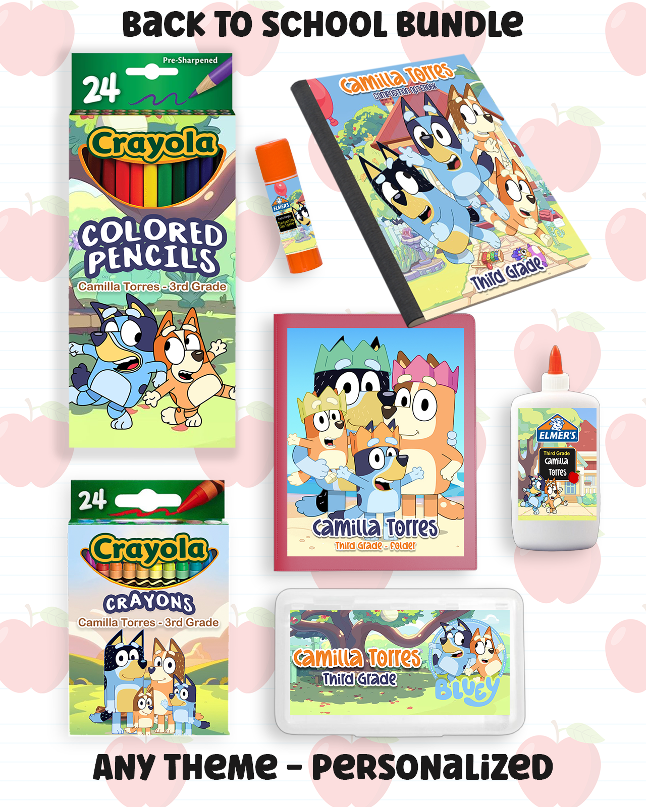 Back to School Bundle Personalizado | Personalized Back to School Bundle – Any Theme