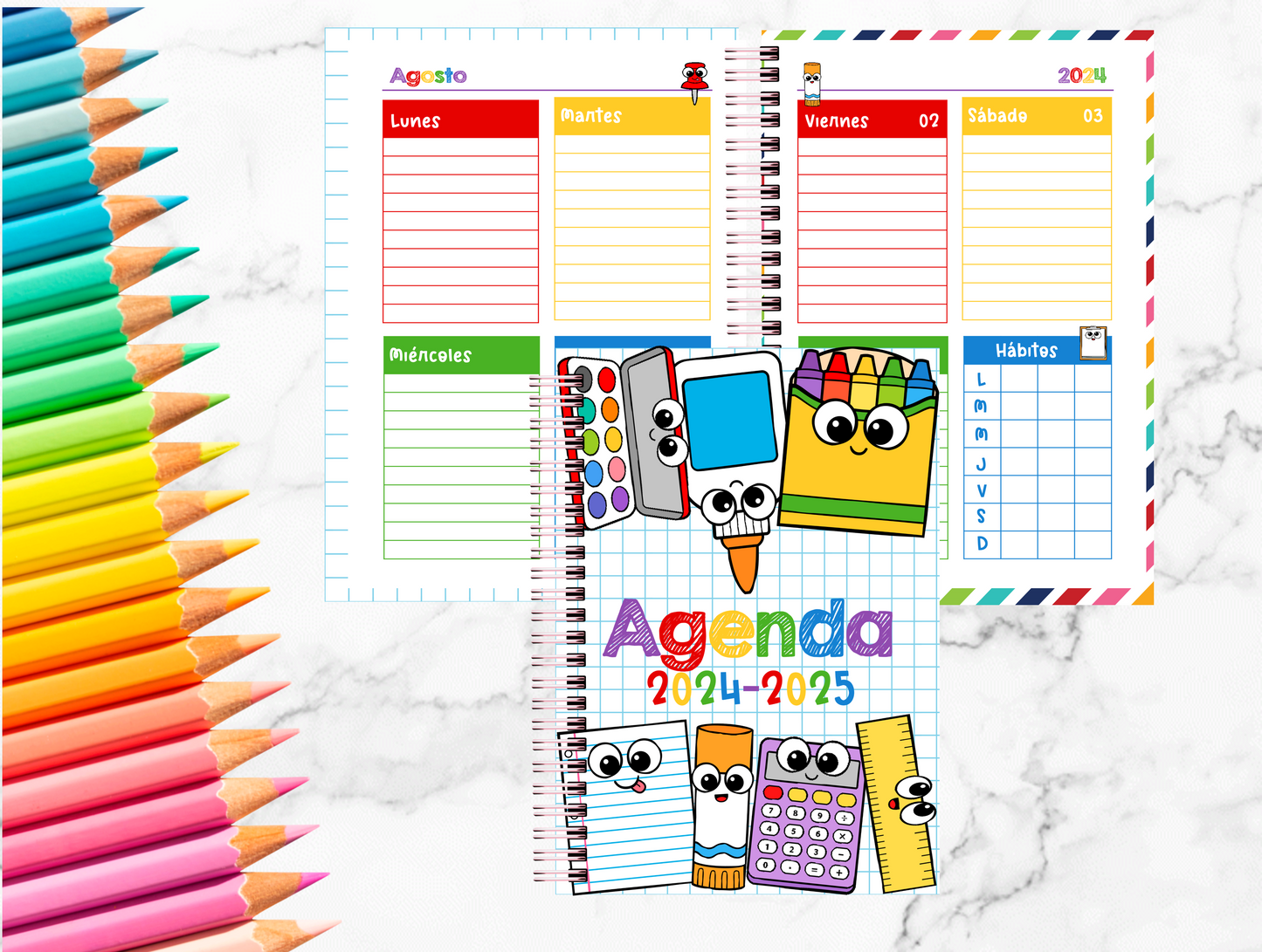 Agenda Escolar / School Year Planner/ Maestras / Estudiante