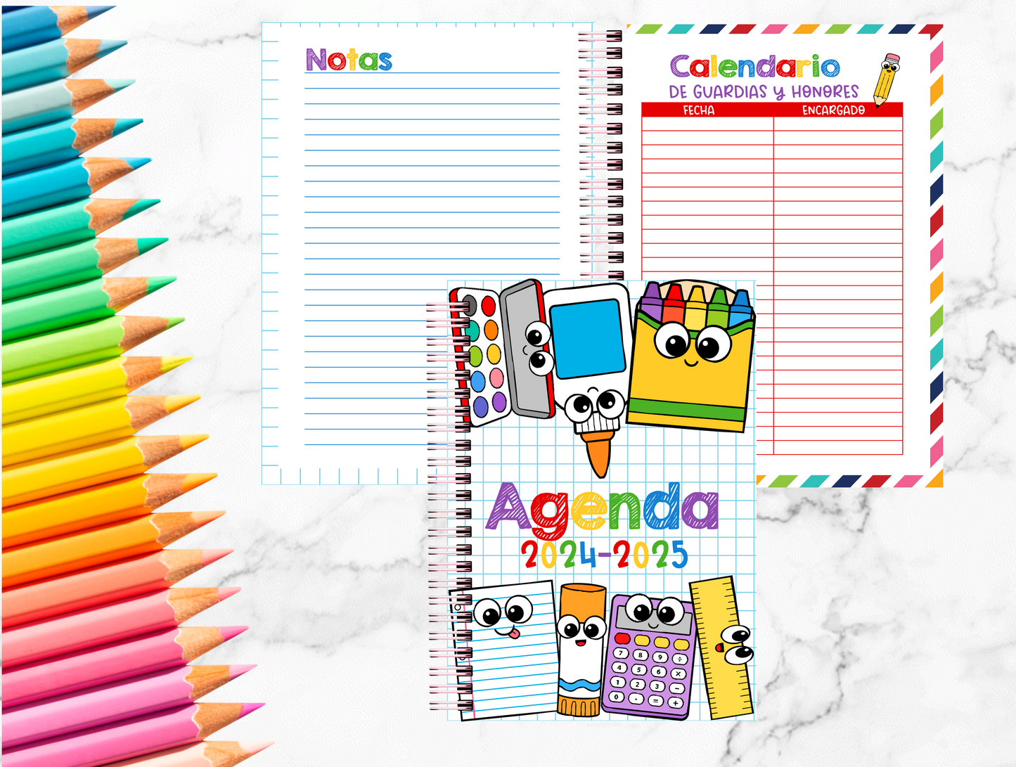 Agenda Escolar / School Year Planner/ Maestras / Estudiante