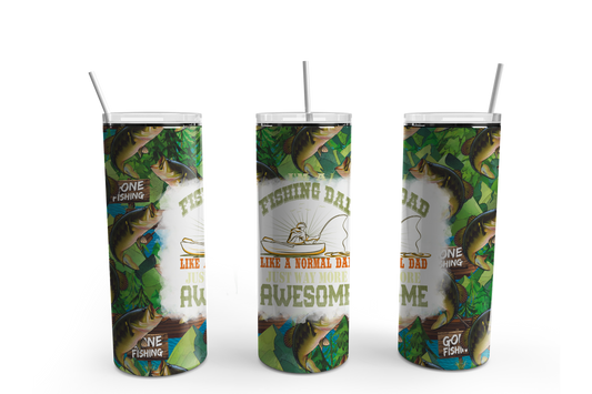 Fishing Dad 20oz Tumbler / Father's Day / Dad