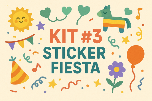 Kit #3 Sticker Fiesta (90pcs)