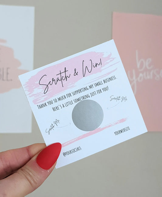 Scratch and Win Cads