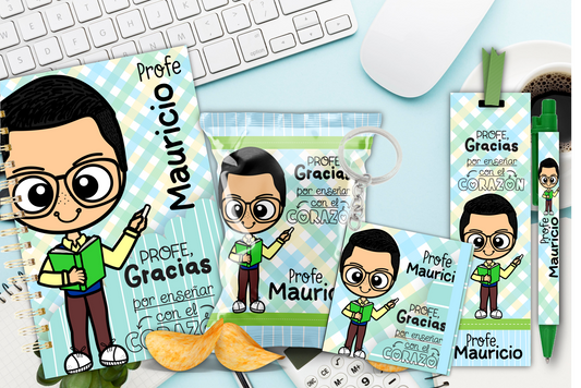 Teacher Man Glasses / Maestro  Espejuelos Kit / Teacher Appreciation Git / Dia del Maestro / Regalos Personalizados