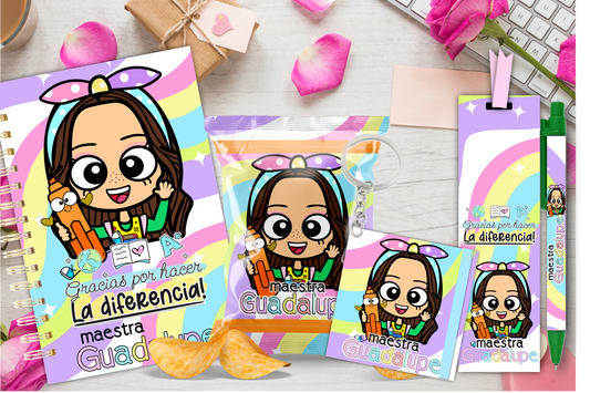 Cute Teacher Kit / Linda Maestra Kit / Teacher Appreciation Git / Dia del Maestro / Regalos Personalizados