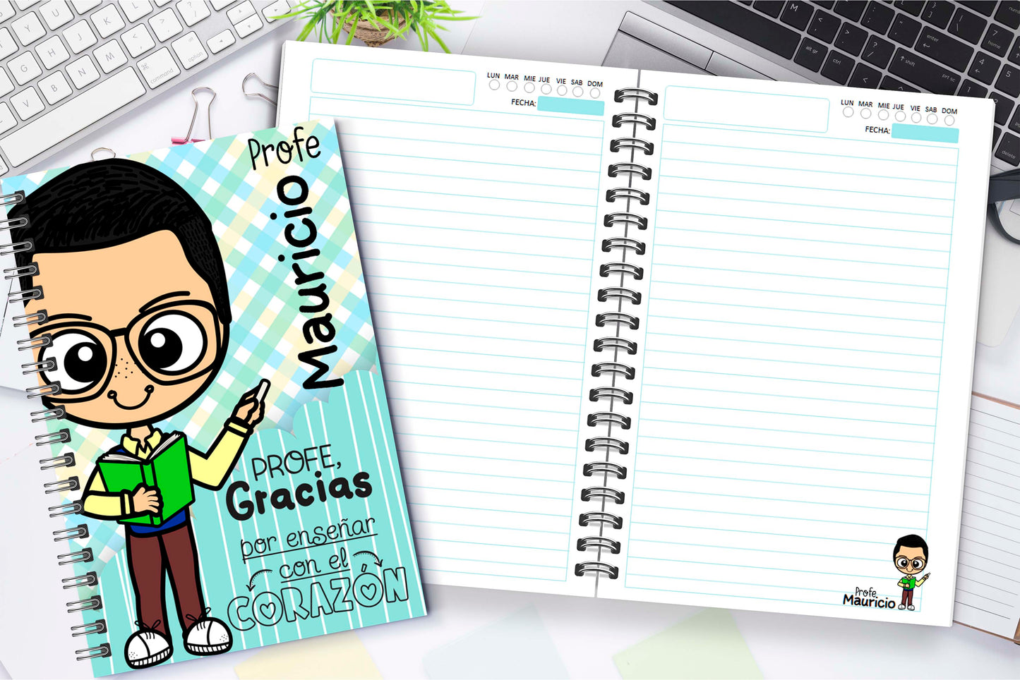 Teacher Man Glasses / Maestro Espejuelos Kit / Teacher Appreciation Git / Dia del Maestro / Regalos Personalizados