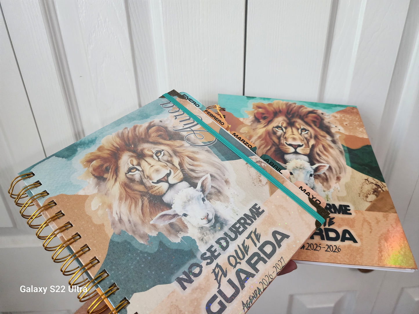 Agenda con Vista Semanal “León de Judá” – Edición Cristiana Inspiradora