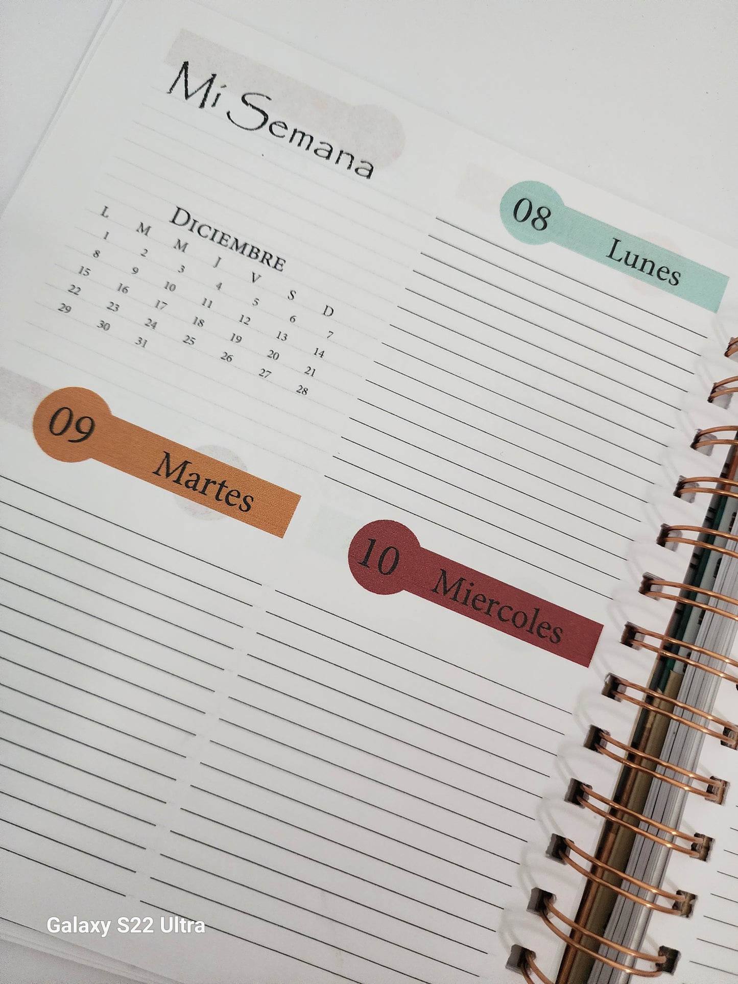 Agenda con Vista Semanal “León de Judá” – Edición Cristiana Inspiradora