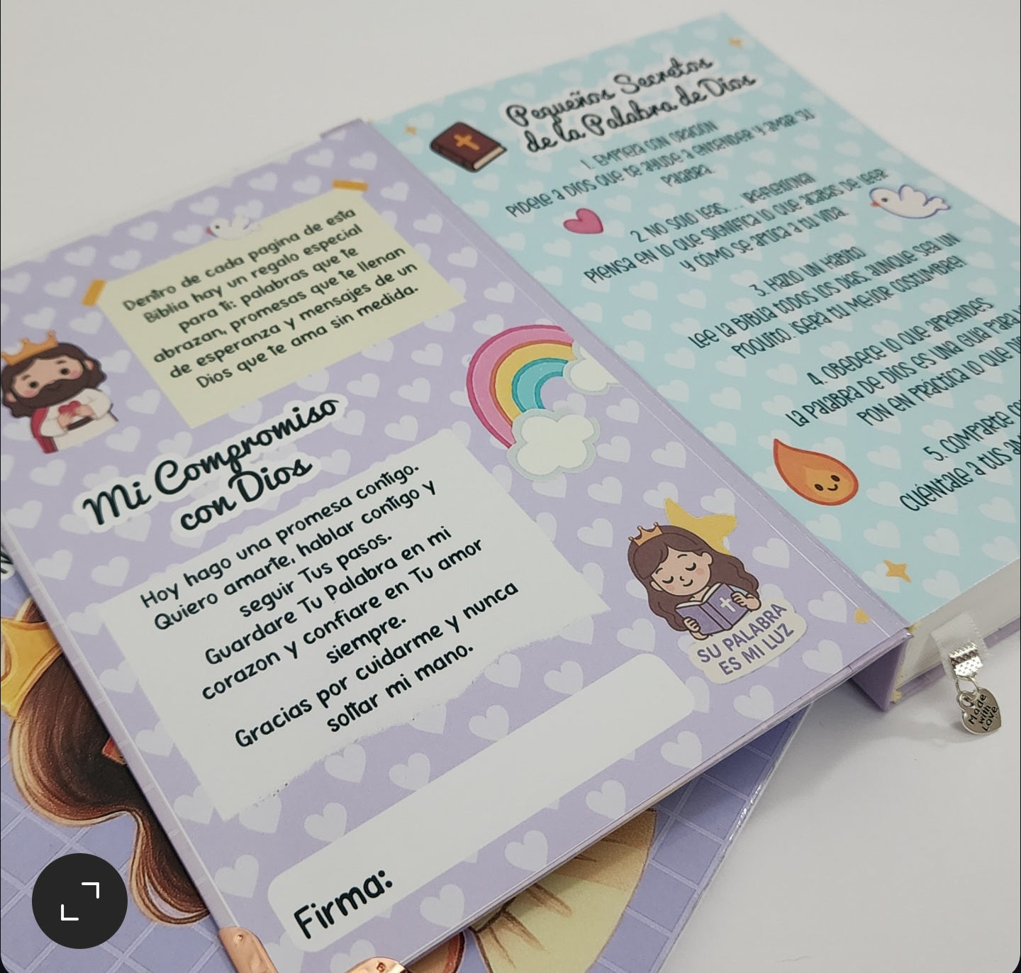 Biblia Princesa de Dios RV 1960 (Promesa de Dios) Niñas