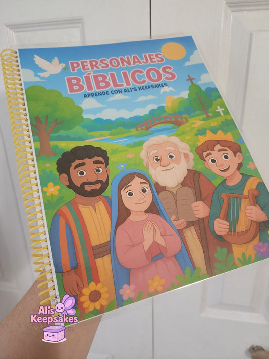 Libro Educativo Personajes Bíblicos: Conoce a los Personajes de la Biblia