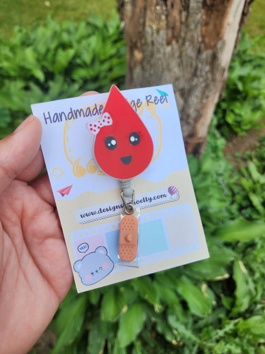 Blood Droplet Badge Reel