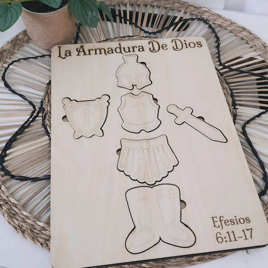 Rompecabezas "La Armadura de Dios" | Wood Puzzle "The Armor of God "