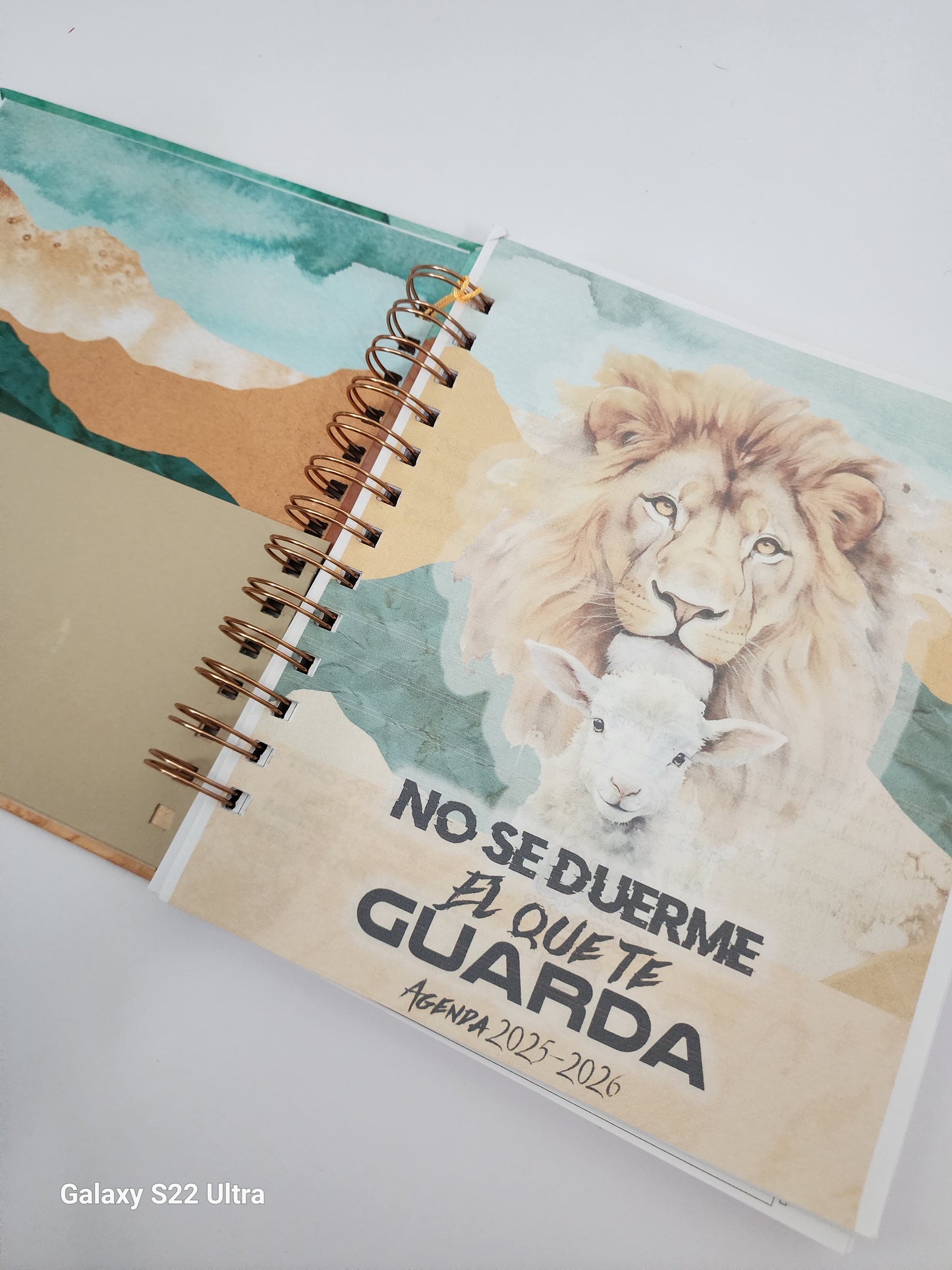 Agenda con Vista Semanal “León de Judá” – Edición Cristiana Inspiradora