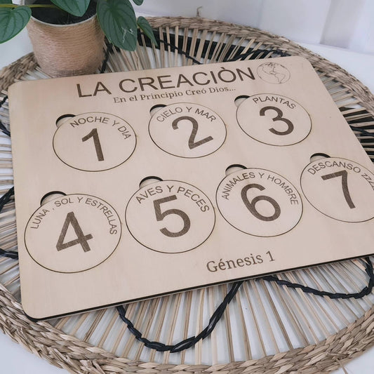 Rompecabezas "La Creación" | Wood Puzzle "The Creation"
