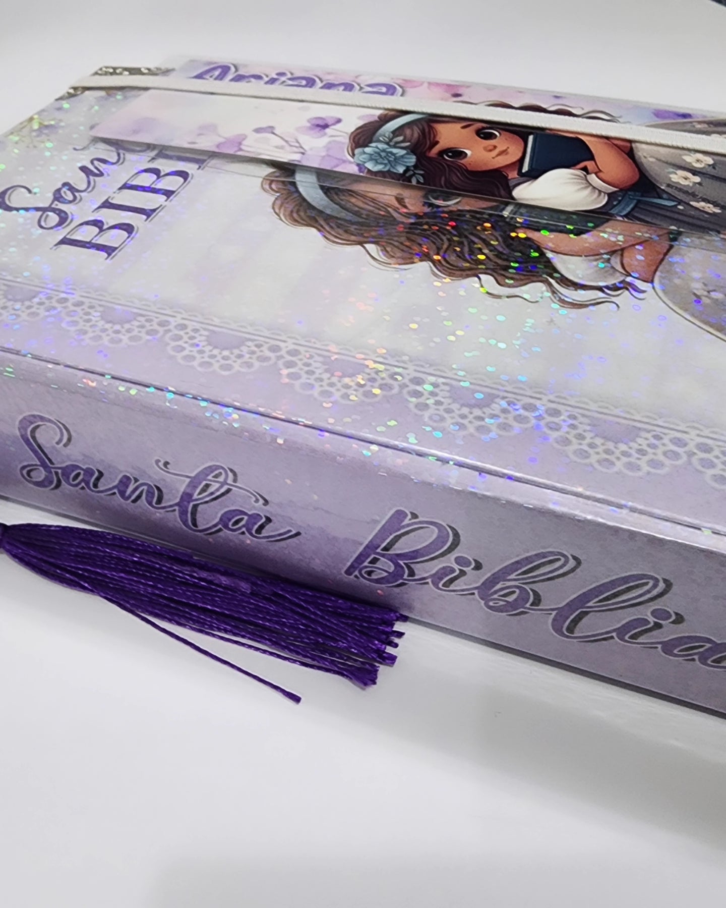 Biblia Para Niñas Lilly | Violeta | Flores | Reina Valera 1960 | Girl's Bibles| Kids Bibles | NKJV