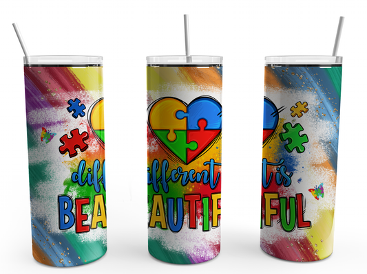 Different But Beautiful Autism Tumbler 20z