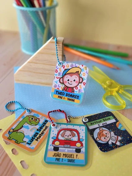 Tags Personalizados para Mochilas, Loncheras o Luggage | Personalized Backpack & Lunchbox Tags