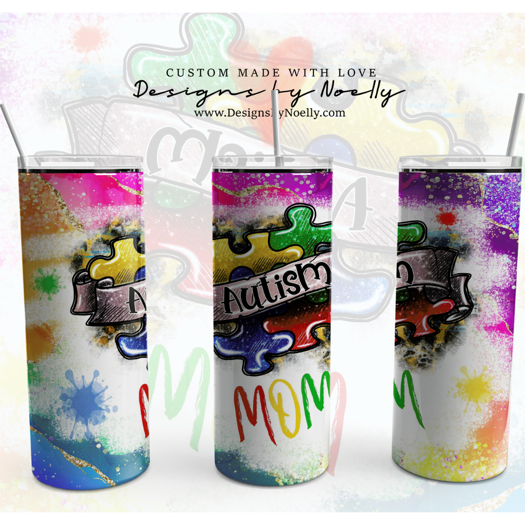 Autism Mom 20 oz Tumbler