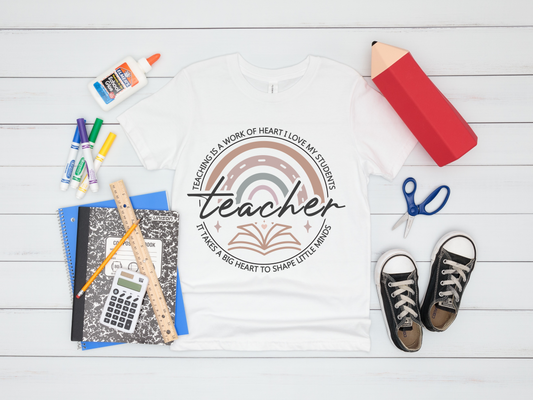 Teaching is a work of Heart, I Love my Students  T-Shirt