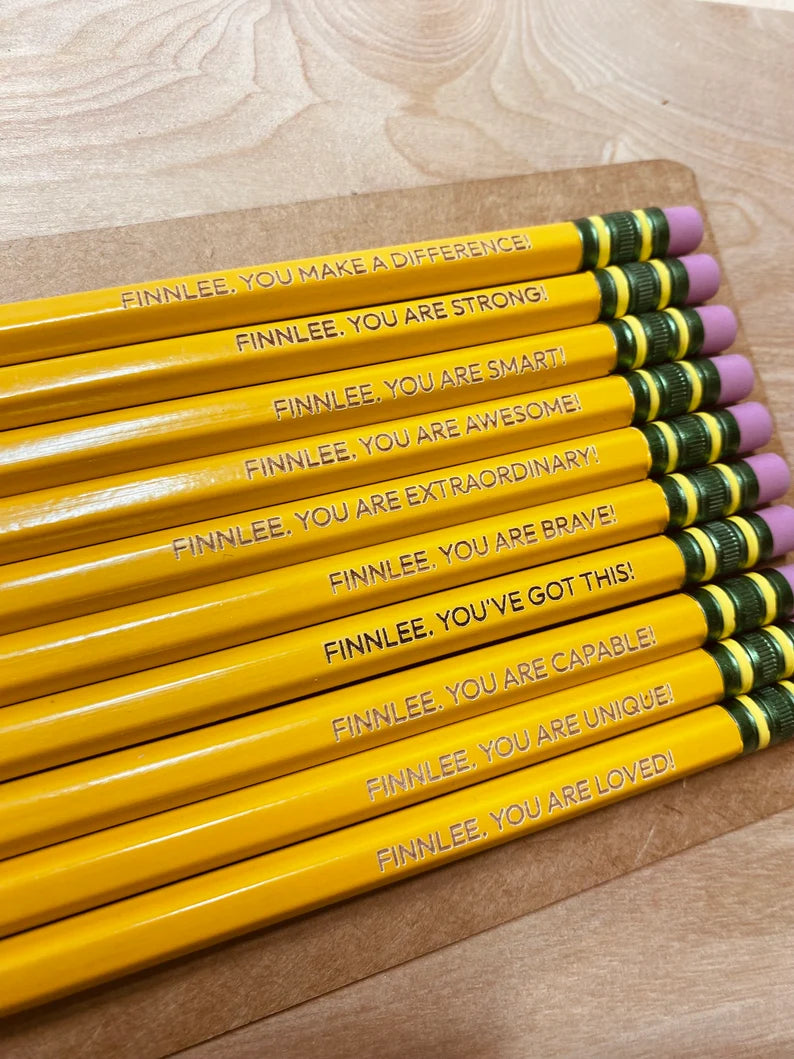Lápices Personalizados #2| Engraved Pencils #2