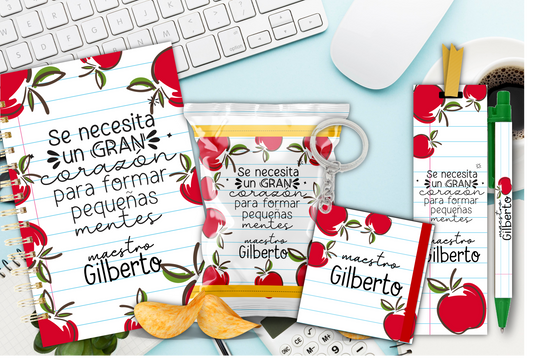 Apple Gift Kit / Manzanitas Kit / Teacher Appreciation Git / Dia del Maestro / Regalos Personalizados