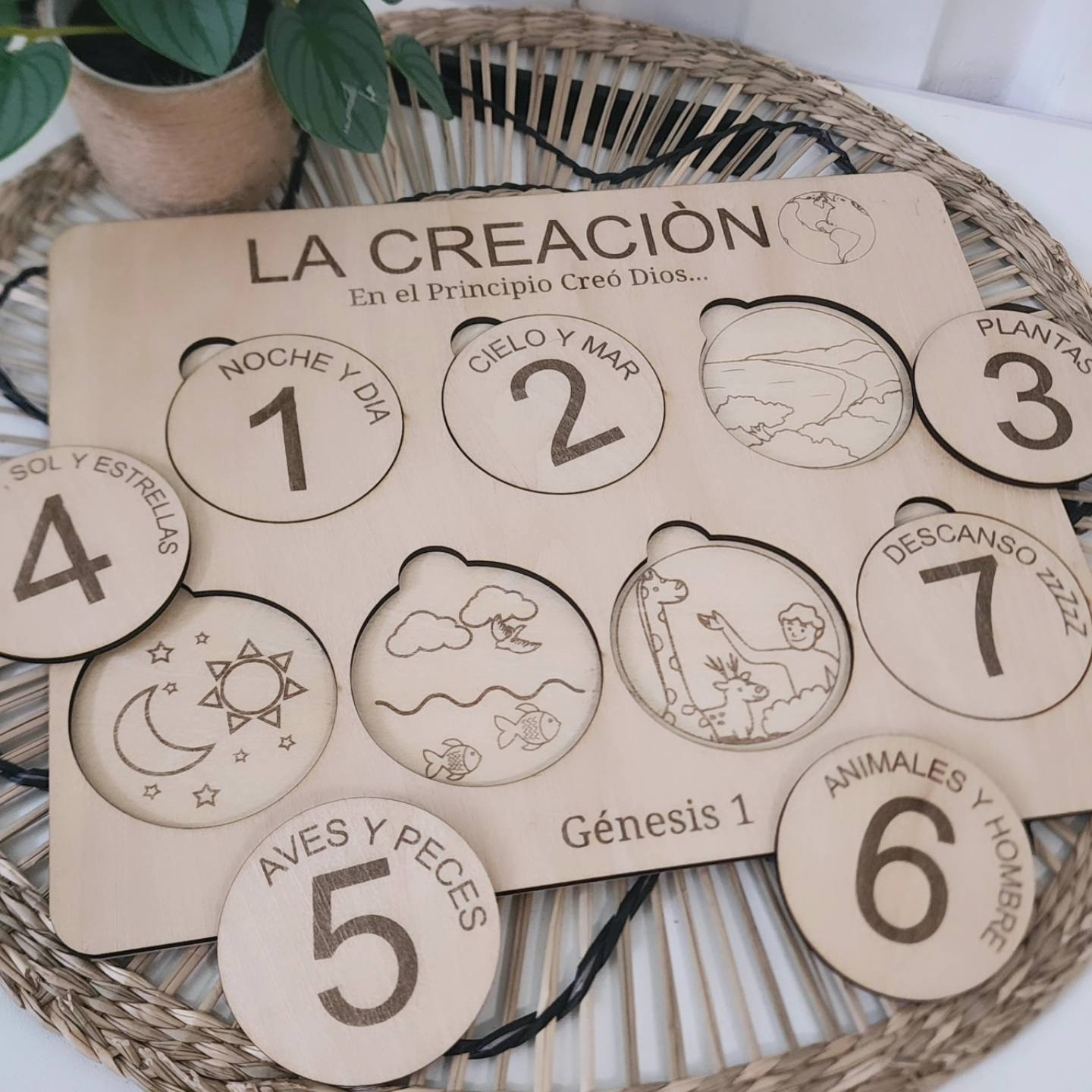 Rompecabezas "La Creación" | Wood Puzzle "The Creation"