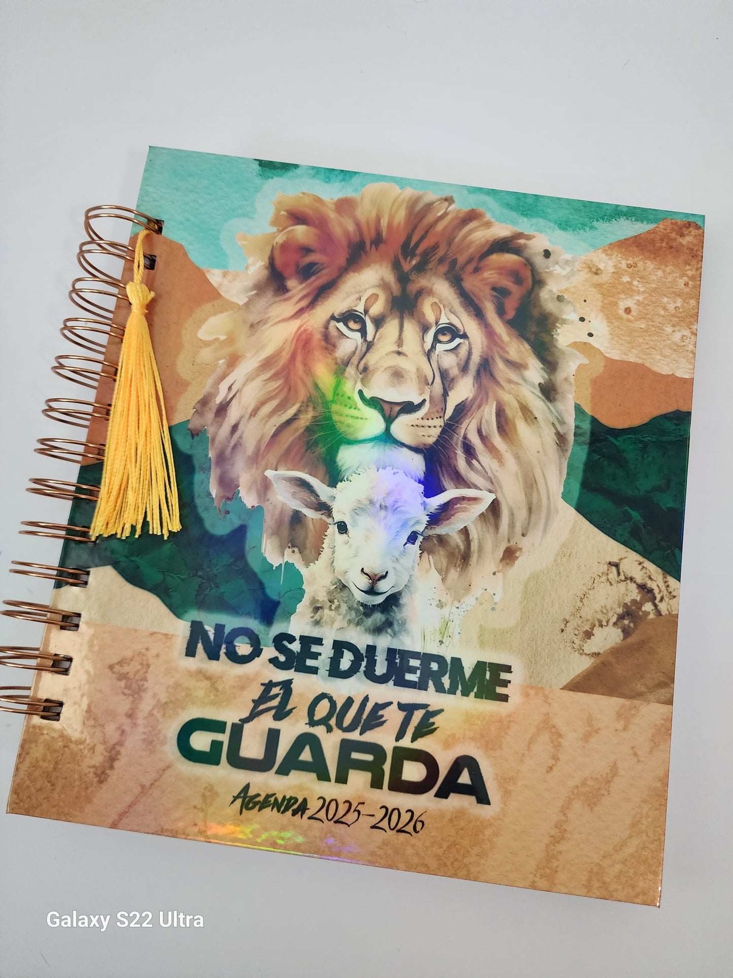Agenda con Vista Semanal “León de Judá” – Edición Cristiana Inspiradora