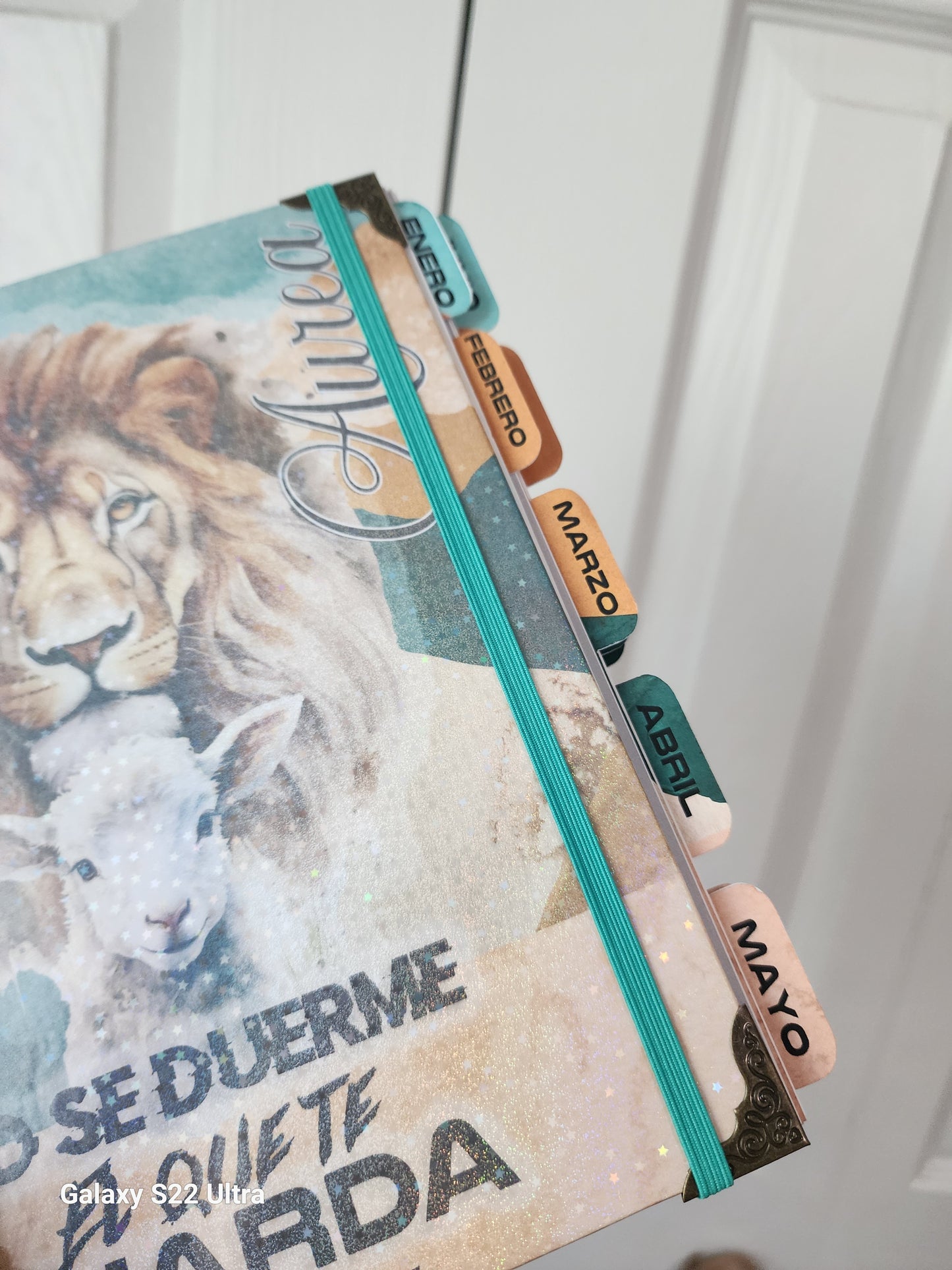 Agenda con Vista Semanal “León de Judá” – Edición Cristiana Inspiradora