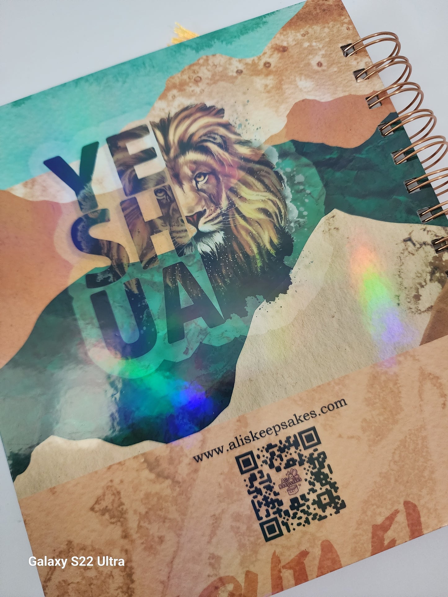 Agenda con Vista Semanal “León de Judá” – Edición Cristiana Inspiradora