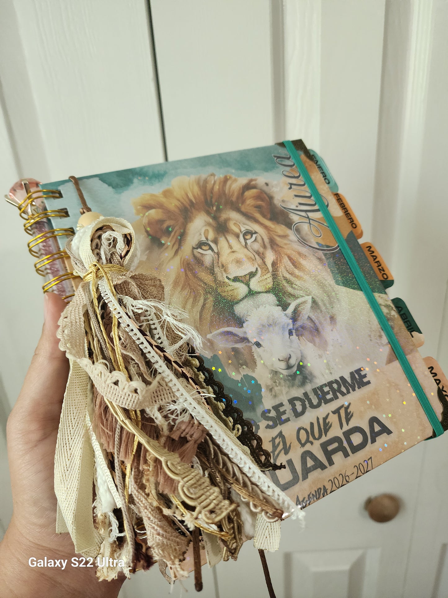 Agenda con Vista Semanal “León de Judá” – Edición Cristiana Inspiradora