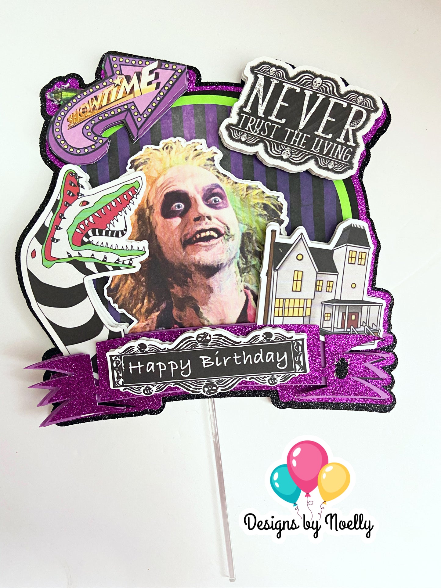 Beetlejuice Cake Topper