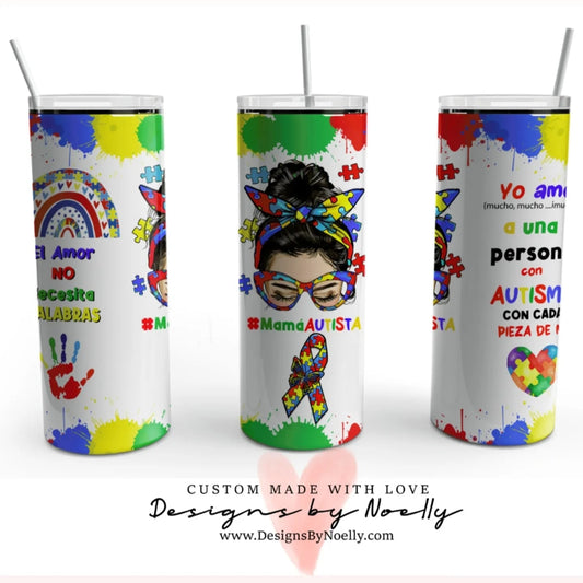 Mamá Autista 20 oz Tumbler